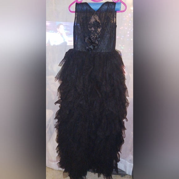 Women Tulle Lace Mesh Gown/dress - Picture 7 of 10